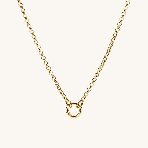 Rolo Chain Charm Necklace - Image 4