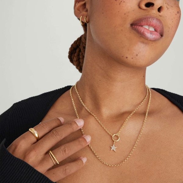Rolo Chain Charm Necklace