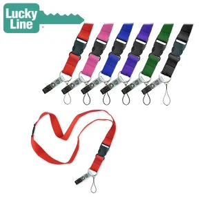 LuckyLine - 64101 - Flat Lanyard - Assorted - 1 Pack