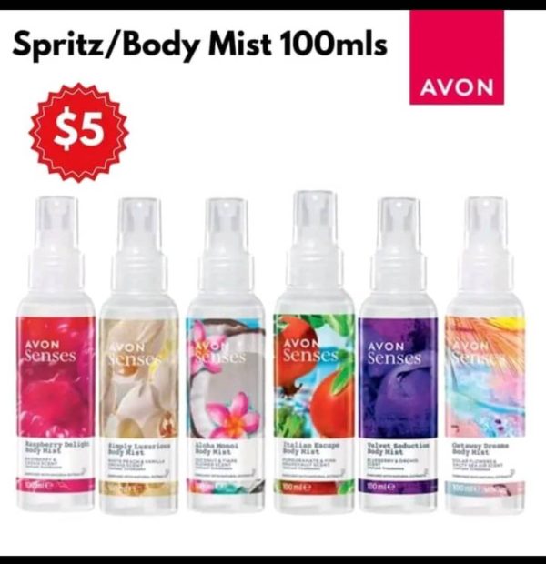 Spritz/ Body Mist 100mls